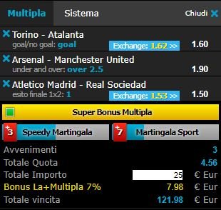 scommesse pronte di oggi 2017-12-02