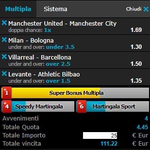 scommesse pronte di oggi 2017-12-10