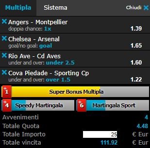 scommesse pronte di oggi 2018-01-10