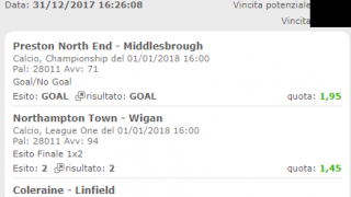 Scommesse vincenti 01-01-18