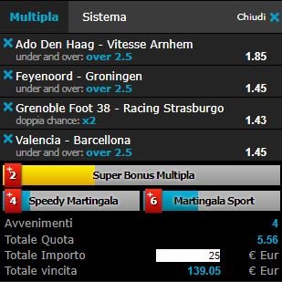 scommesse pronte Serie a 