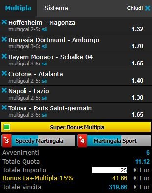 scommesse pronte di oggi 2018-02-10