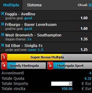 scommesse pronte di oggi 2018-02-03