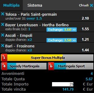 scommesse pronte di oggi 2018-02-10