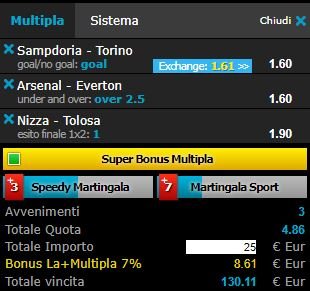 scommesse pronte di oggi 2018-02-03