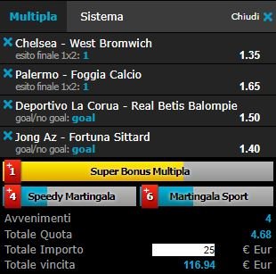 scommesse pronte di oggi 2018-02-12