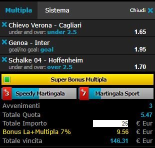 scommesse pronte di oggi 2018-02-17