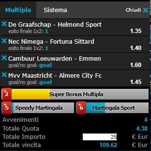 scommesse pronte di oggi 2018-02-23