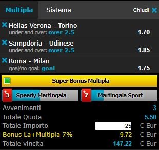 scommesse pronte Serie a 2018-02-25