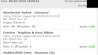 Scommesse vincenti 10-03-18 Scommesse vincenti 10-03-18