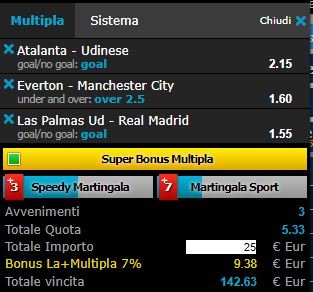 scommesse pronte di oggi 2018-03-31