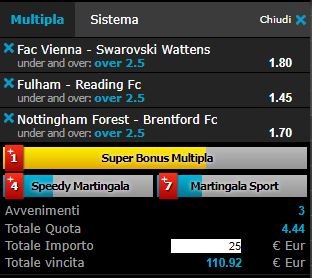scommesse pronte di oggi 2018-04-10