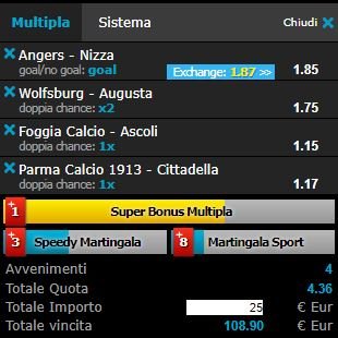 scommesse pronte di oggi 2018-04-13