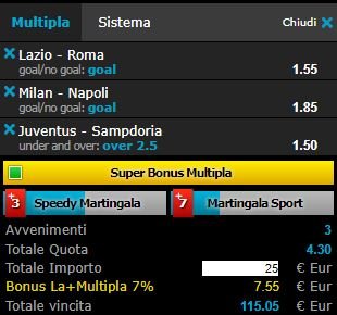 scommesse pronte Serie a 2018-04-15