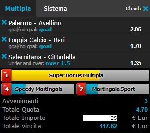 scommesse pronte Serie b 2018-04-21
