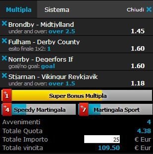 scommesse pronte di oggi 2018-05-14