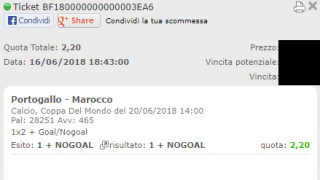 Scommesse vincenti 20-06-18
