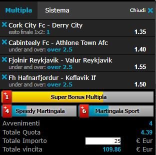 scommesse pronte di oggi 2018-06-04