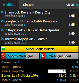 scommesse pronte di oggi 2018-06-29