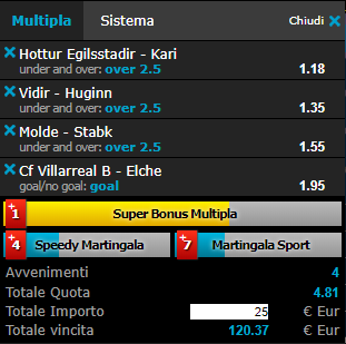 scommesse pronte di oggi 2018-06-23