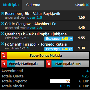 scommesse pronte di oggi 2018-07-18