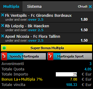 scommesse pronte di oggi 2018-07-26