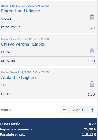 scommesse pronte Serie a 2018-09-02