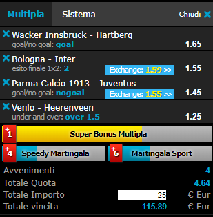 scommesse pronte di oggi 2018-09-01