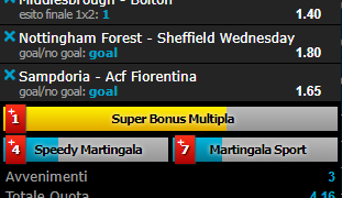 Scommesse vincenti 19-09-18