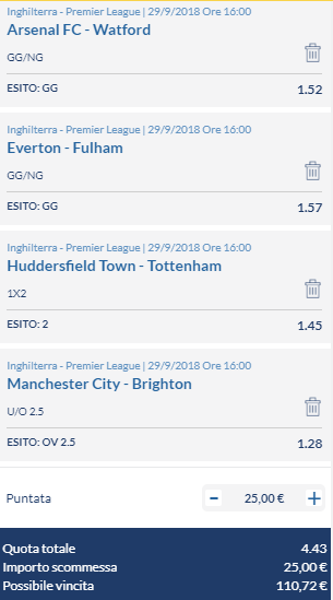 scommesse pronte Premier League 2018-09-29