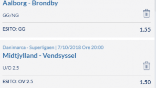 Scommesse vincenti 07-10-18