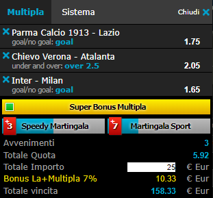 scommesse pronte Serie a 2018-10-21