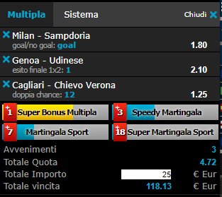 scommesse pronte Serie a 2018-10-28