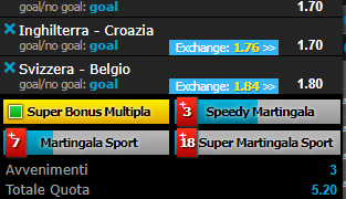 Scommesse vincenti 18-11-18