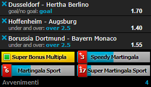 Scommesse vincenti 10-11-18