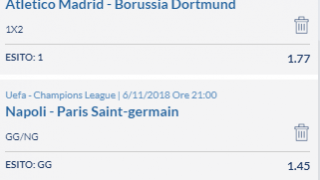 Scommesse vincenti 06-11-18