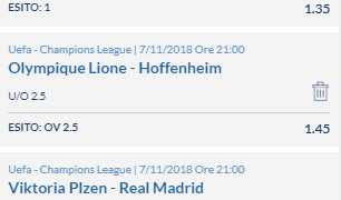 Scommesse vincenti 07-11-18