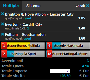 schedina premier league 24-11-18