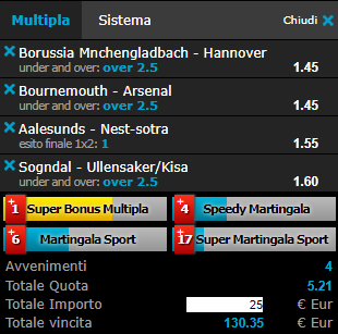 scommesse pronte di oggi 2018-11-25