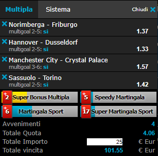 scommesse pronte di oggi 2018-12-22