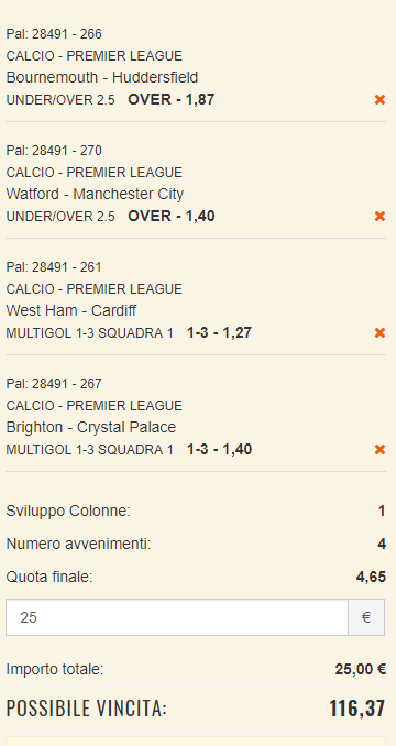 schedina premier league 04-12-18