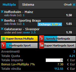 scommesse pronte di oggi 2018-12-23