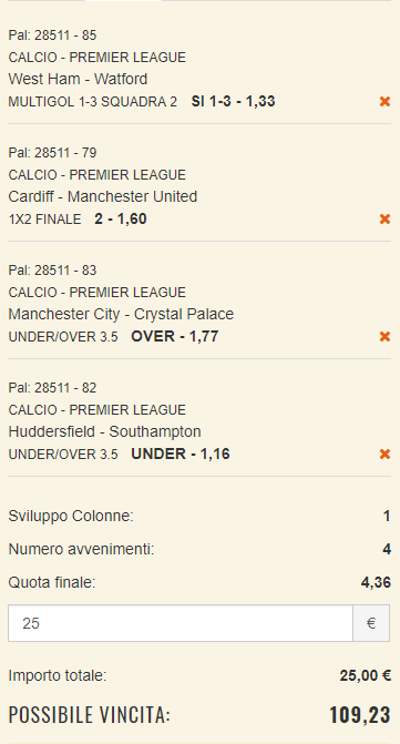 scommesse pronte Premier League 2018-12-22