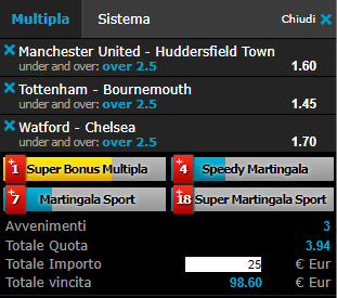 scommessa premier league 26-12-18