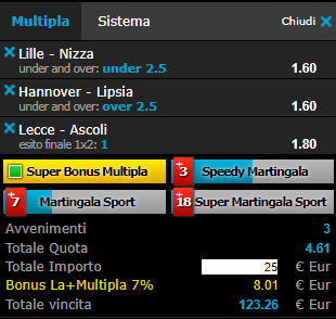 scommesse pronte di oggi 2019-02-01