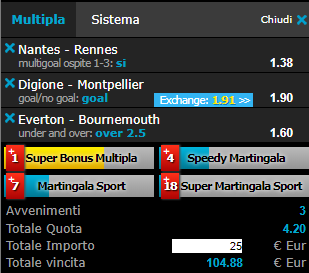 scommesse pronte di oggi 2019-01-13
