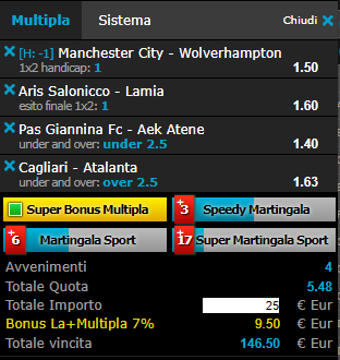 scommesse pronte di oggi 2019-01-14