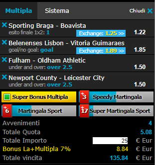 scommesse pronte di oggi 2019-01-06
