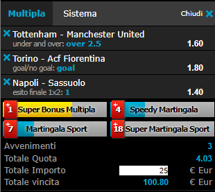 scommesse pronte di oggi 2019-01-13
