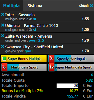 scommesse pronte di oggi 2019-01-19